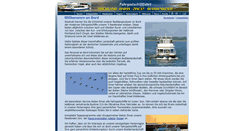 Desktop Screenshot of fahrgastschifffahrt-fischland-darss-zingst.de