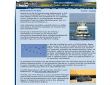Tablet Screenshot of fahrgastschifffahrt-fischland-darss-zingst.de